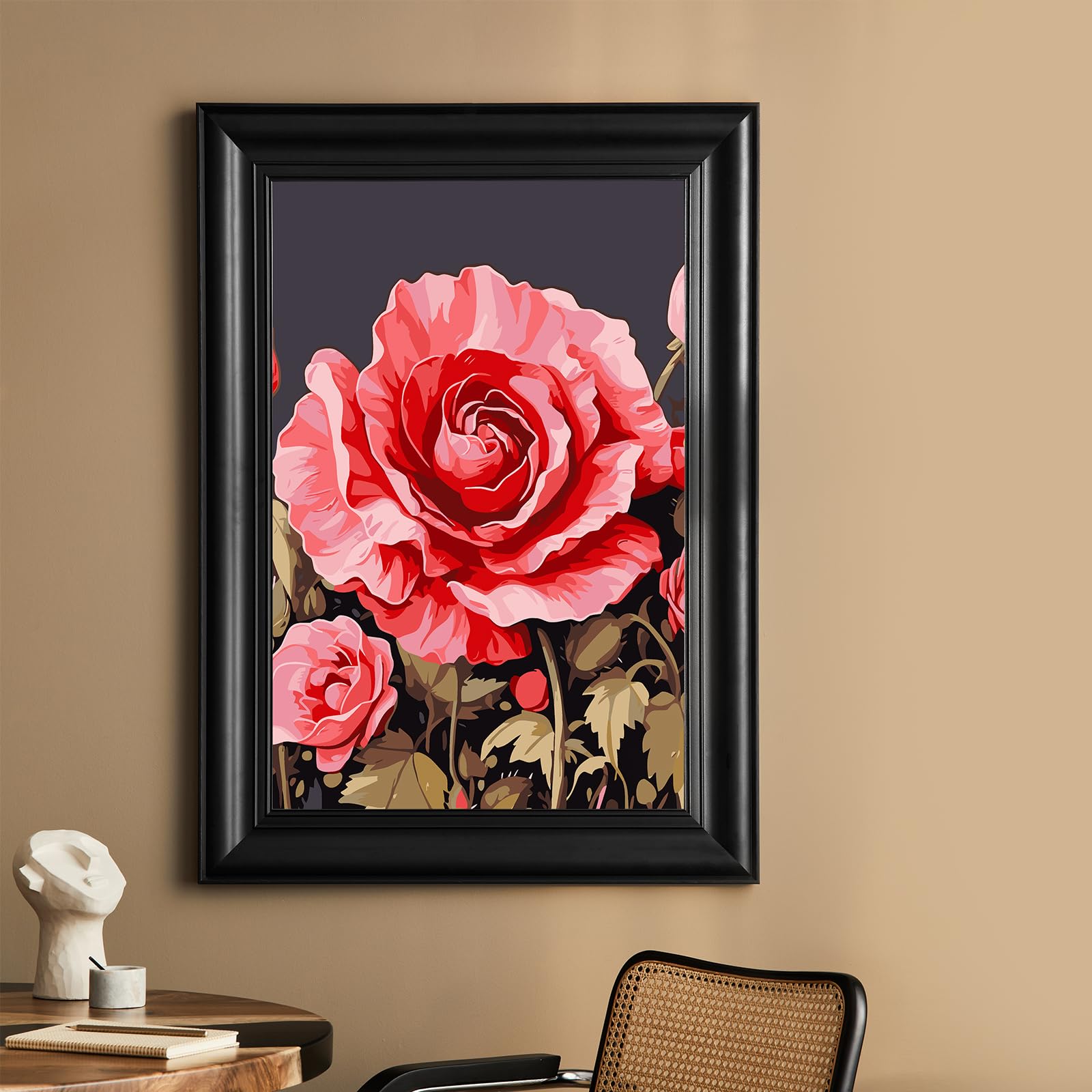 アクリル画　室内　838 Amazon | Chilihom ペイントバイナンバーキット 大人用 シンプル