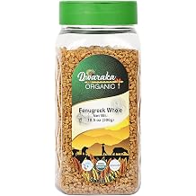 Dwaraka Organic - Fenugreek Seeds, 10.5oz, Healthy, Organic, Non GMO, All Natural