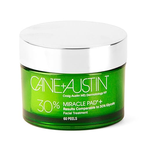 Bastón AUSTIN Miracle Pad exfoliante de ácido glicólico toallitas de tratamiento facial diario 60 almohadillas