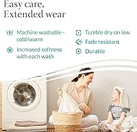 Vista 6 de Hotel Luxury - Juego de funda de edredón de 3 piezas de doble tono, 800 hilos, 100% algodón orgánico colección de ropa de cama premium Super King