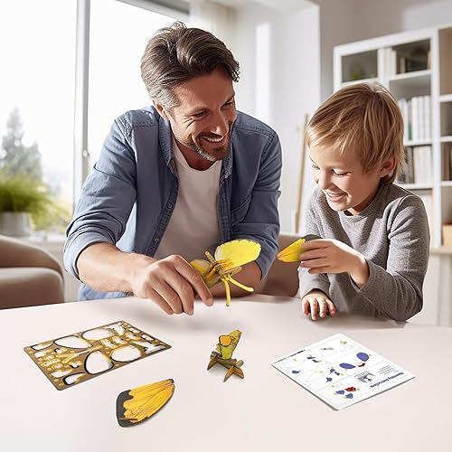 Miniatura 5 de MAKEBUG Juguetes para ansiedad, rompecabezas de papel 3D ecológicos para actividades educativas STEM y aprendizaje temprano, juguetes sensoriales