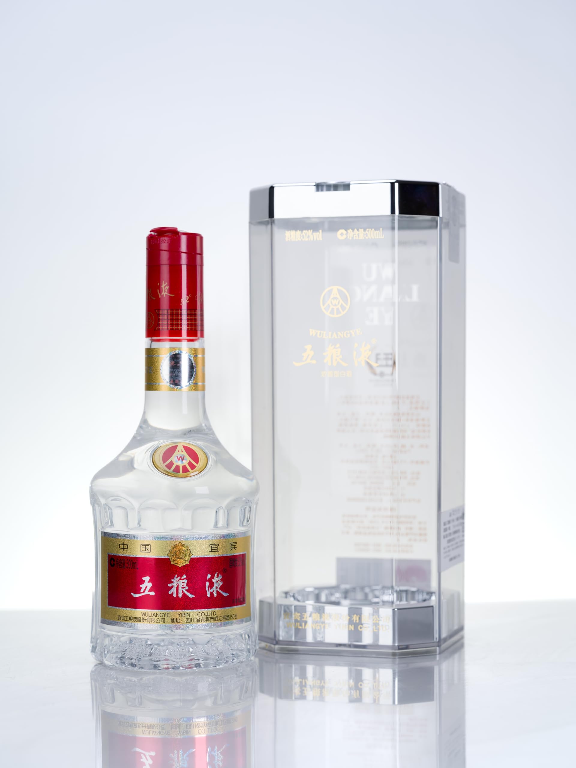 Amazon.co.jp: 五粮液 七代 500ml アルコール52度 箱付 中国酒 白酒 濃