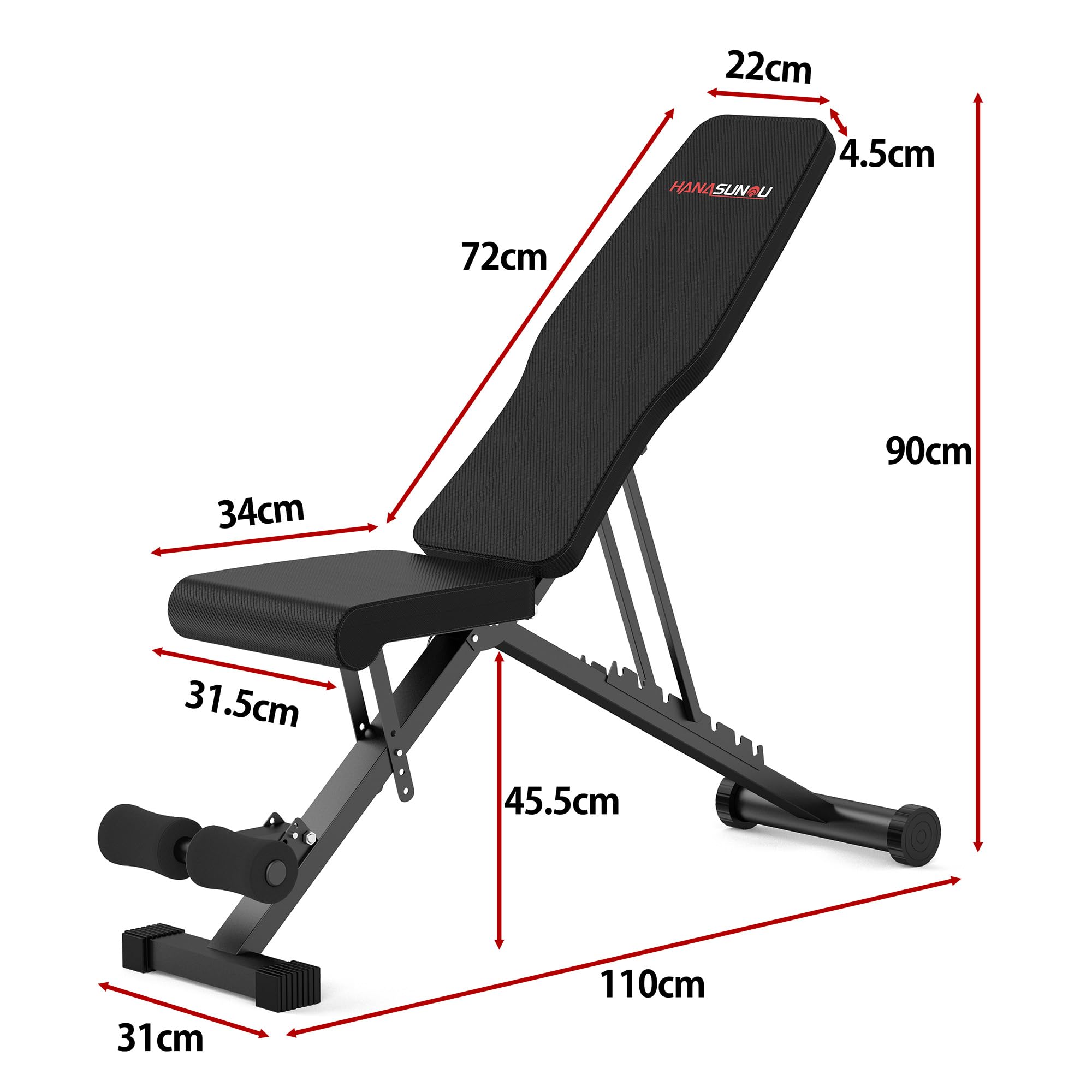 Amazon.co.jp: HANASUNOU 【日本企業】トレーニングベンチ インク