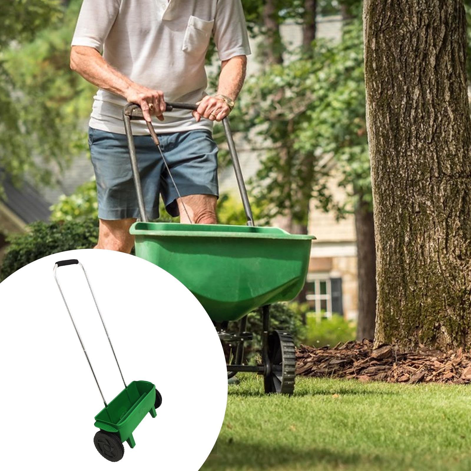 Da Giardino a Spinta Manuale, Distributore di Fertilizzanti, Attrezzo da Giardino, Spandiconcime, Macchina per La di di,