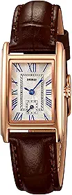 Relógio de pulso vintage feminino retangular, clássico, analógico, quartzo, ultrafino, pulseira feminina, relógio de negócios, vestido de negócios com pulseira de couro
