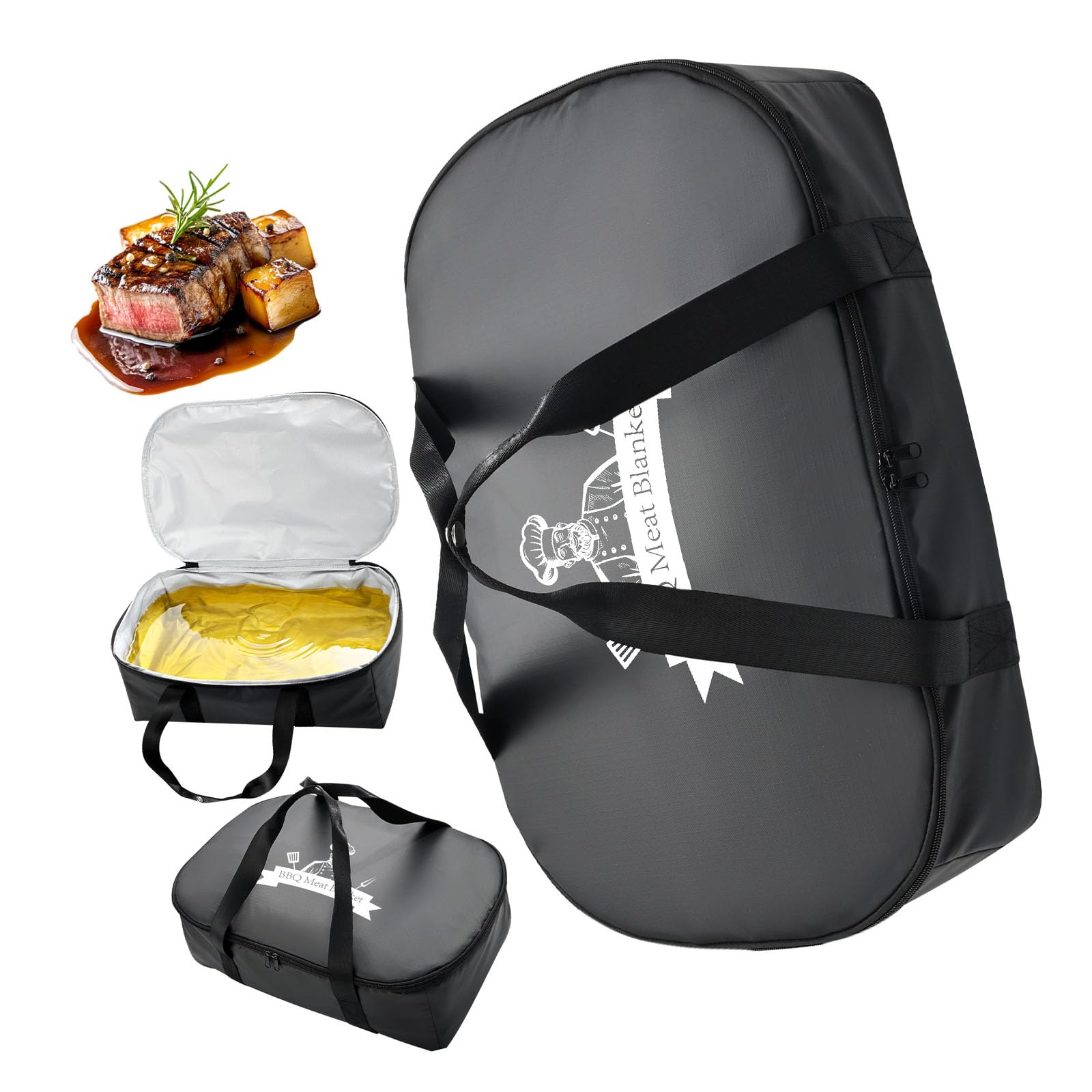 ZEPFJHE Consistent Meat Resting Cover for Smoked Meats to Improve Flavor and Tenderness During Cooking Process Multi Purpose BBQ Bag