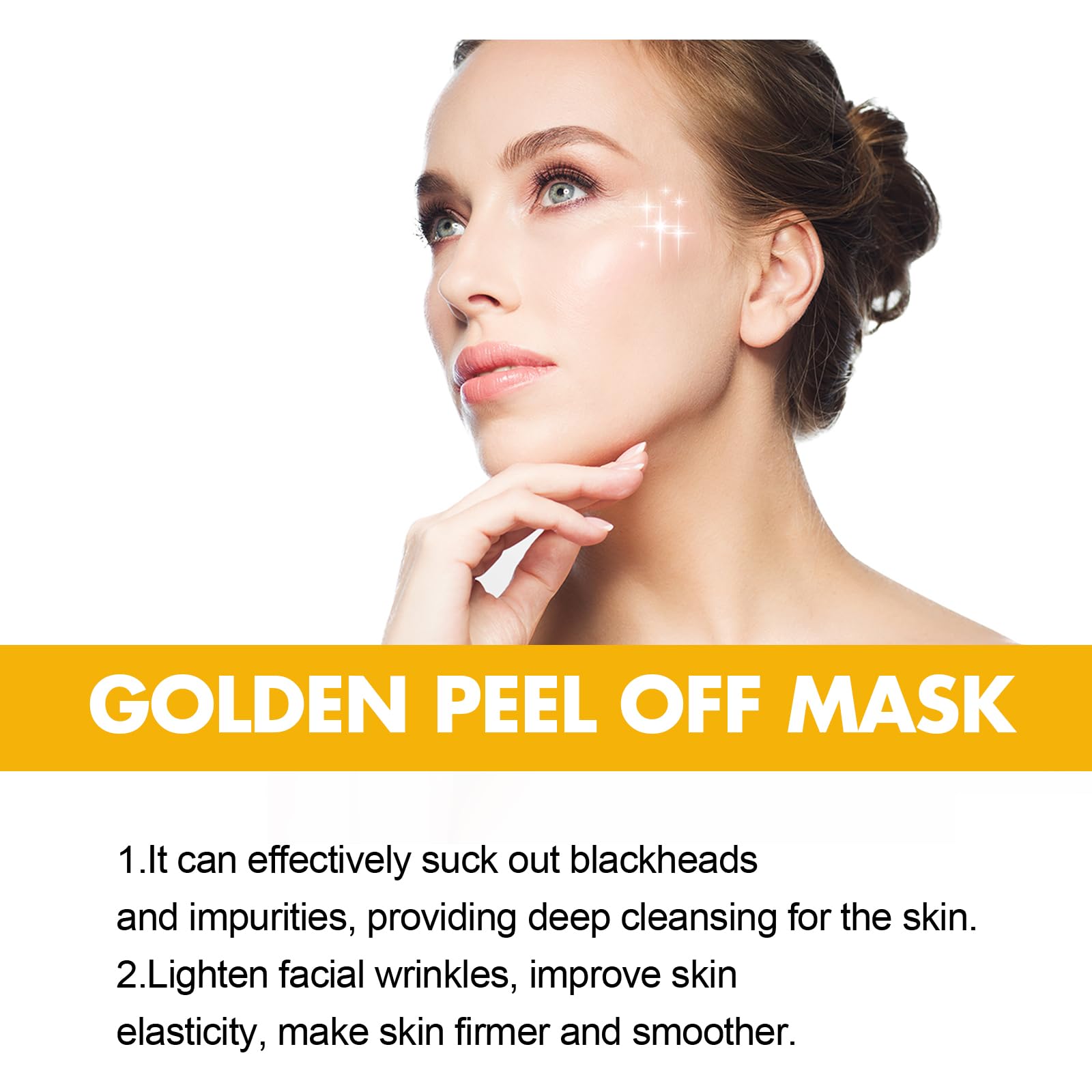 Gold Foli maska peel-off, 98% złotej folii, maska peel-off, maska na twarz, złuszczająca maska, przeciwzmarszczkowa maska, maseczka przeciwzmarszczkowa, ujędrniająca