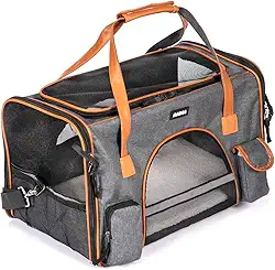 Bolsa Transporte Pet Grande Viagem Cabine Avião MADOG Lux ES