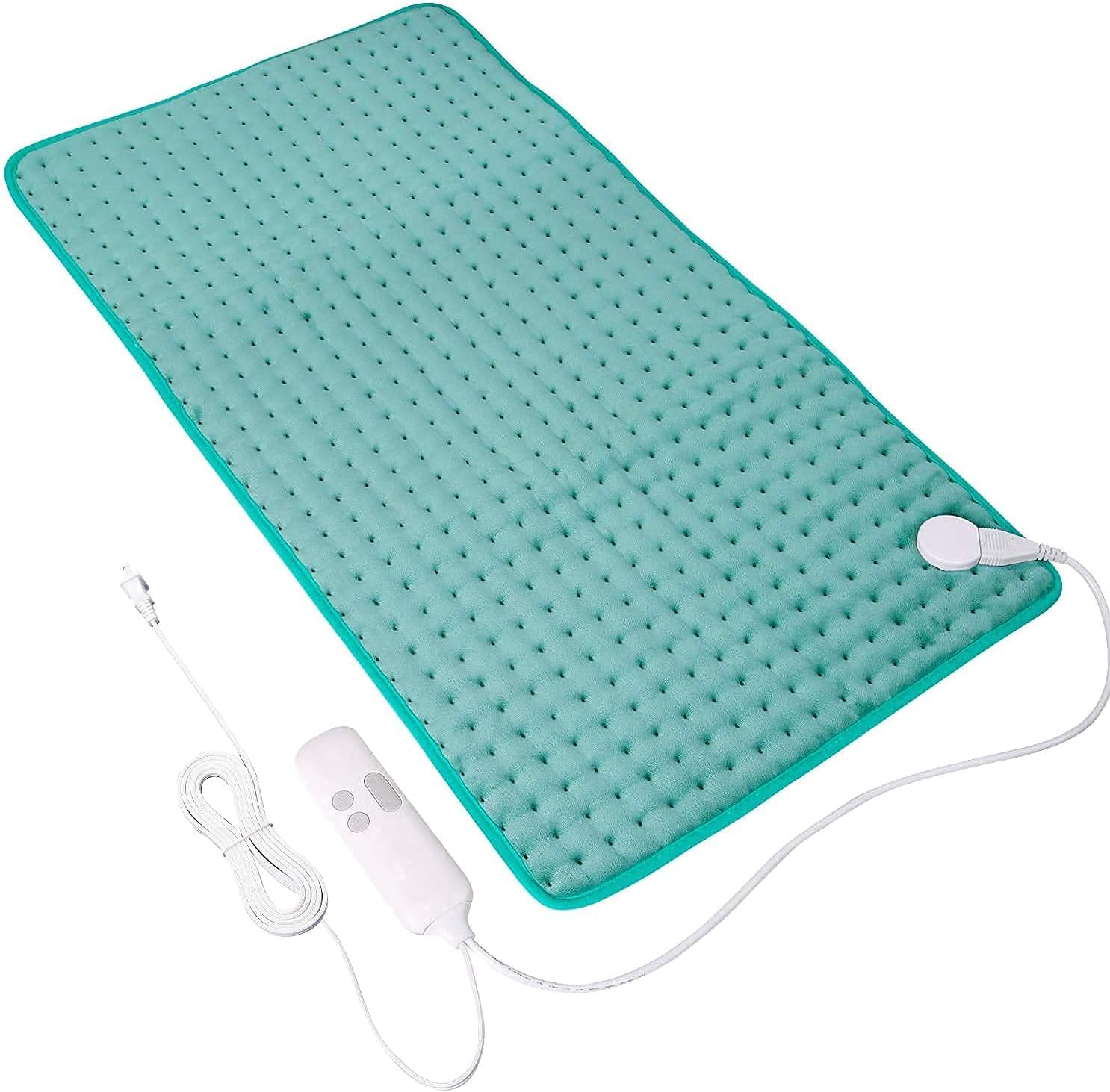 Heating Pads for Back Pain,18"x33" Large Electric Heating Pads with Auto Shut Off,6 Temperature Settings, Super-Soft, Fast Heating for Neck Back Shoulder Relief and Cramps-Green : Health & Household