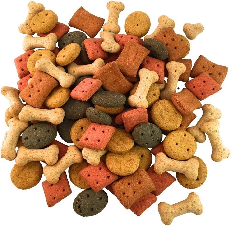 1200g Assorted Dog Biscuits Shapes | Dog Food Mixed Treat Biscuits For Dogs Plus Kerhoot Guide To Happy & Healthy Dogs Booklet