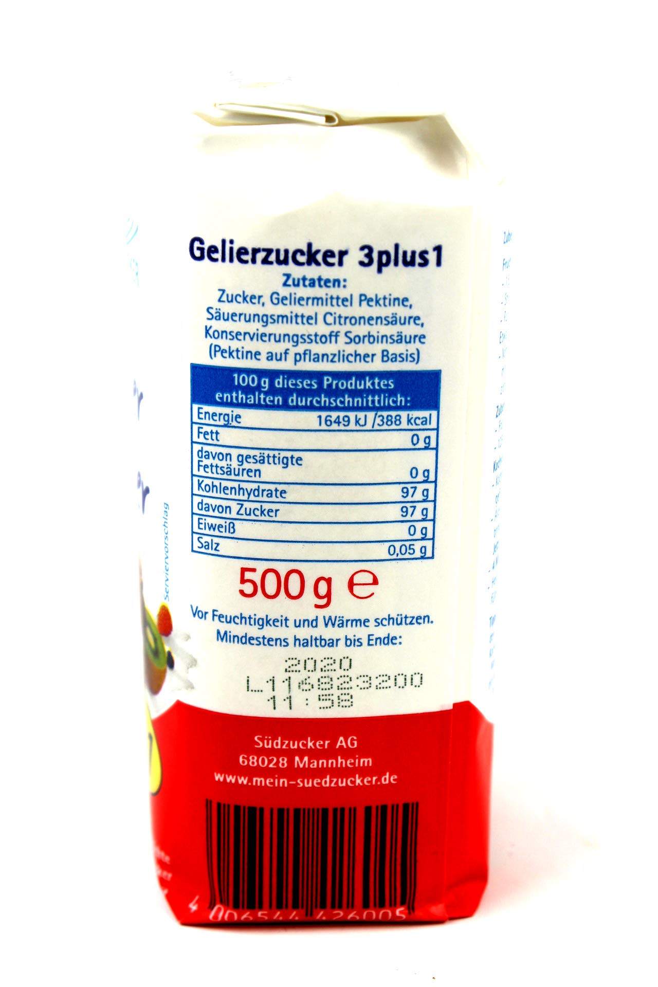 Südzucker Gelierzucker 3 plus 1, 10er Pack (10x500 g)