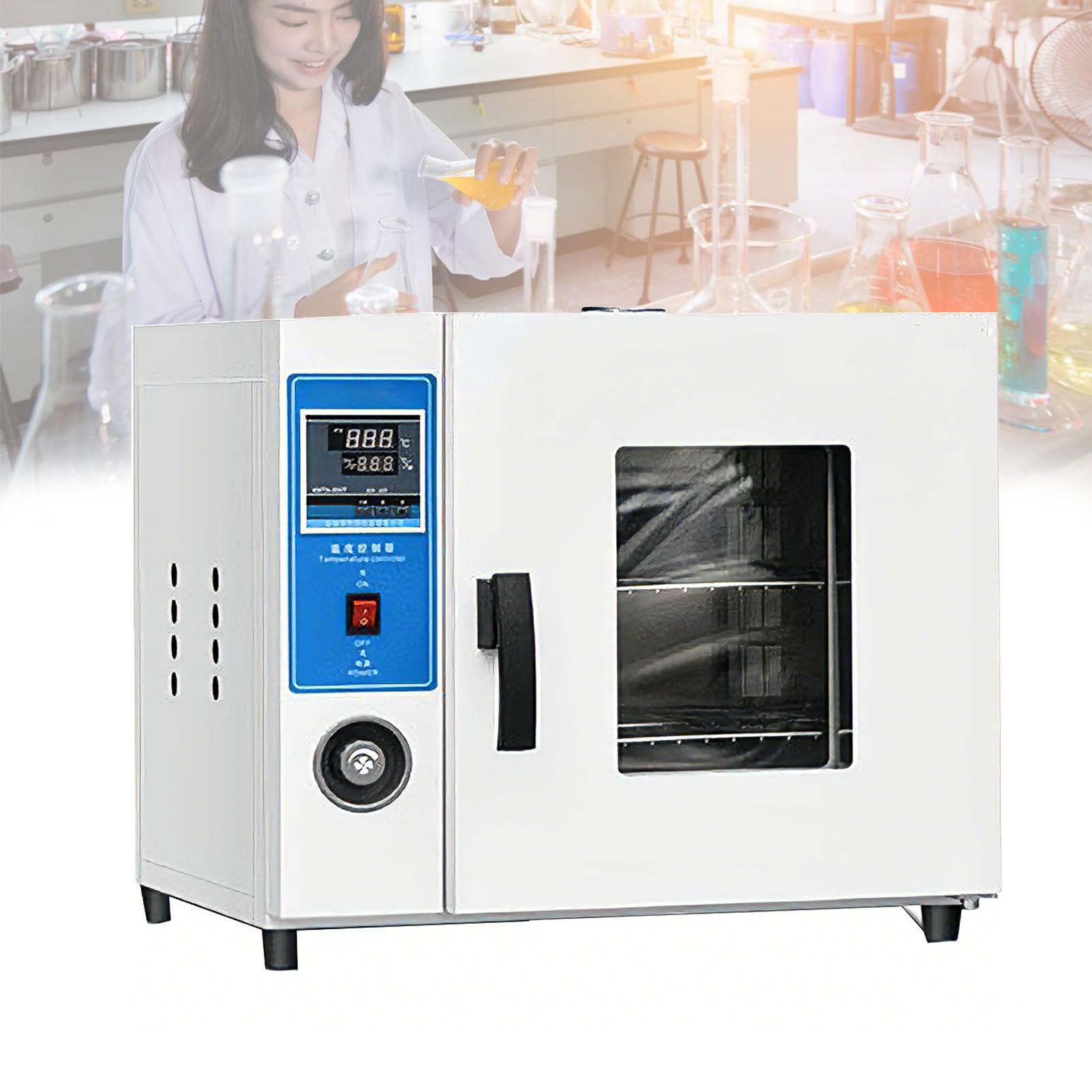 Four de séchage à température constante par air pulsé, Four de séchage électrique de Laboratoire, Four de séchage de Laboratoire, pour Applications de Laboratoire 16L