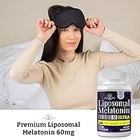 Vista 2 de Fogoro Melatonina 60mg - Quedate dormido más rápido, permanece dormido más tiempo, Dosis alta, 60 unidades (paquete de 2)