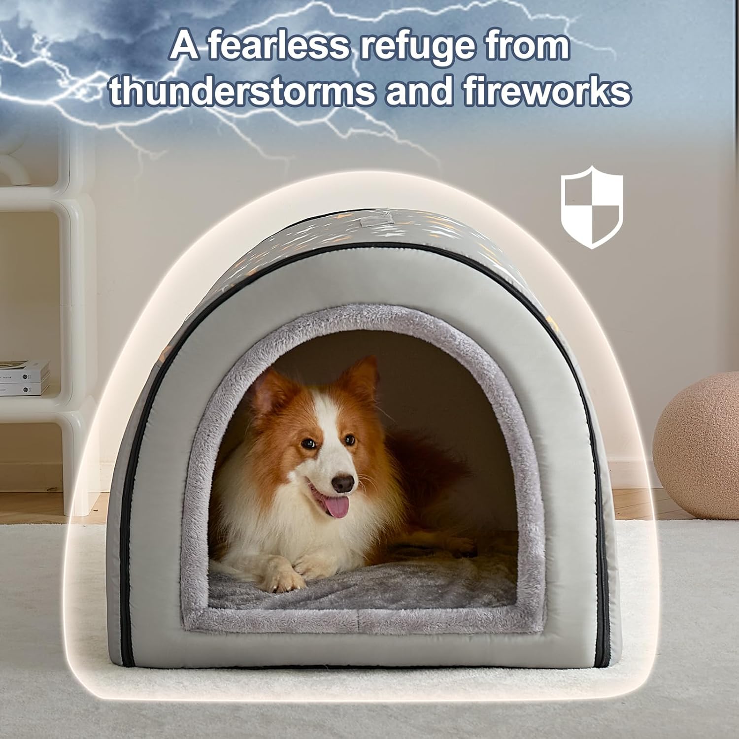 The Ultimate Comfort: Jiupety 2 in 1 Indoor Dog House & Cave Bed Review