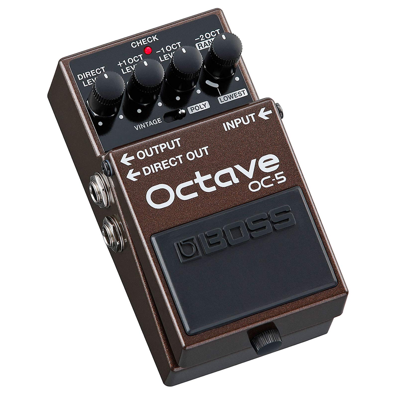 Octaver Boss OC-5 Oktave Effetti a pedale e alimentatore Keepdrum a 9 V