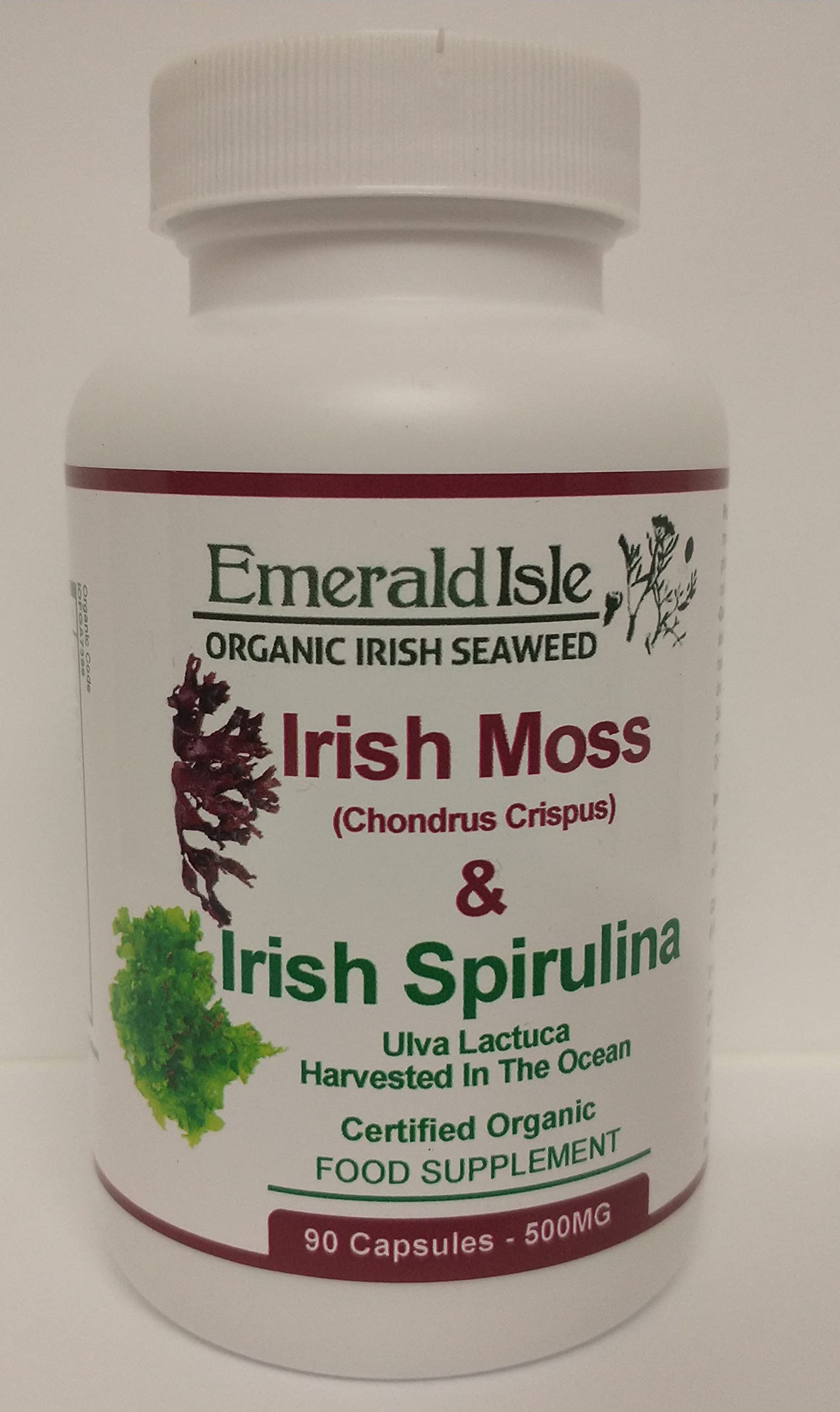 Buy Irish Moss & Irish Spirulina Capsules (chondrus crispus and Lactuca spiralis) (1 x Bottle