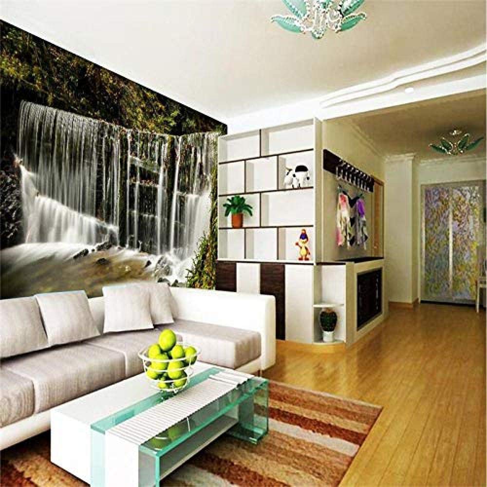 Decoración para el hogar Fondo fotográfico Fotografía autoadhesiva Caídas Habitación de hotel Baño Arte de pared gr papel pintado pared dormitorio de estar sala de estar fondo No tejido-350cm×256cm