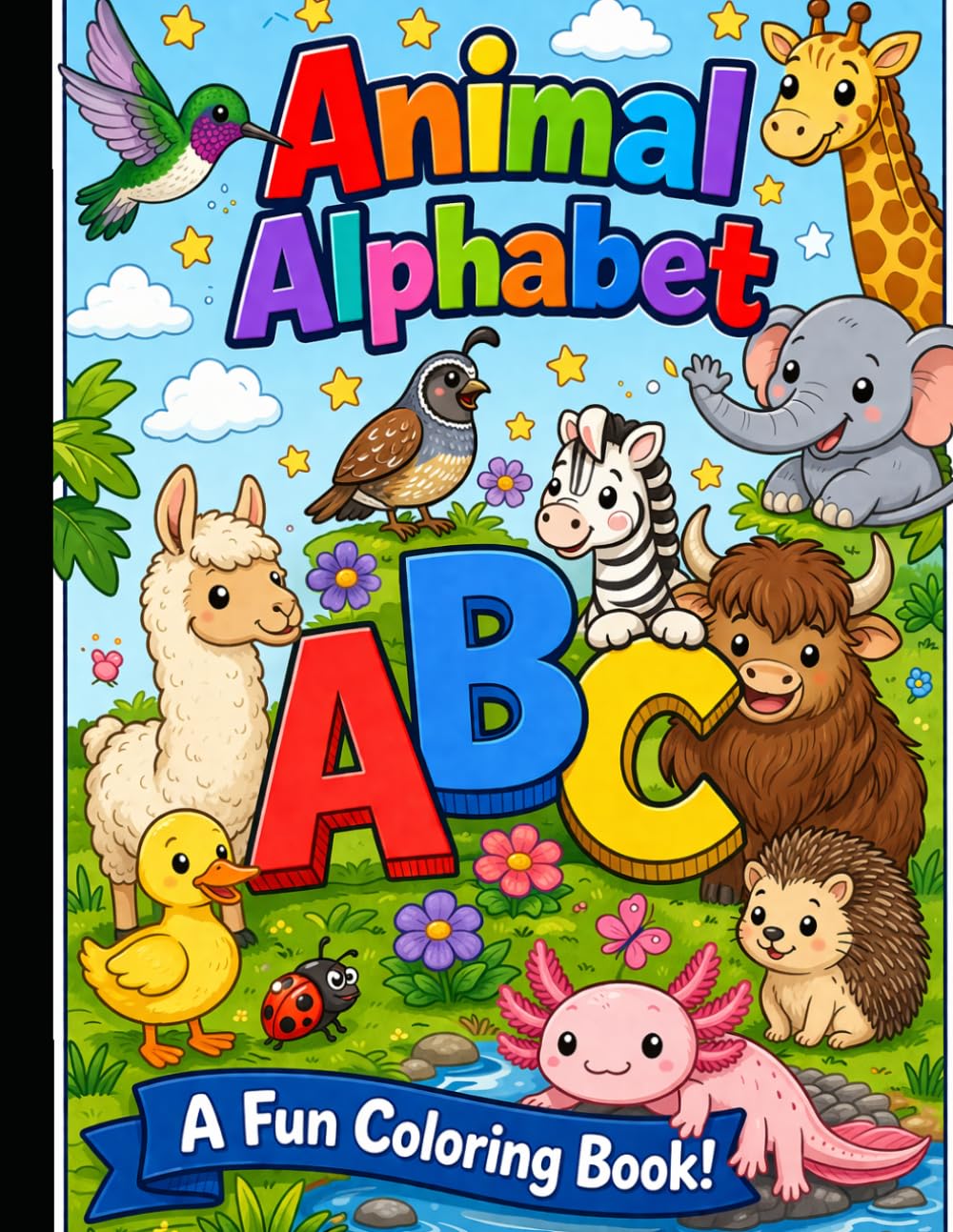 Animal Alphabet: A Fun Coloring Book!