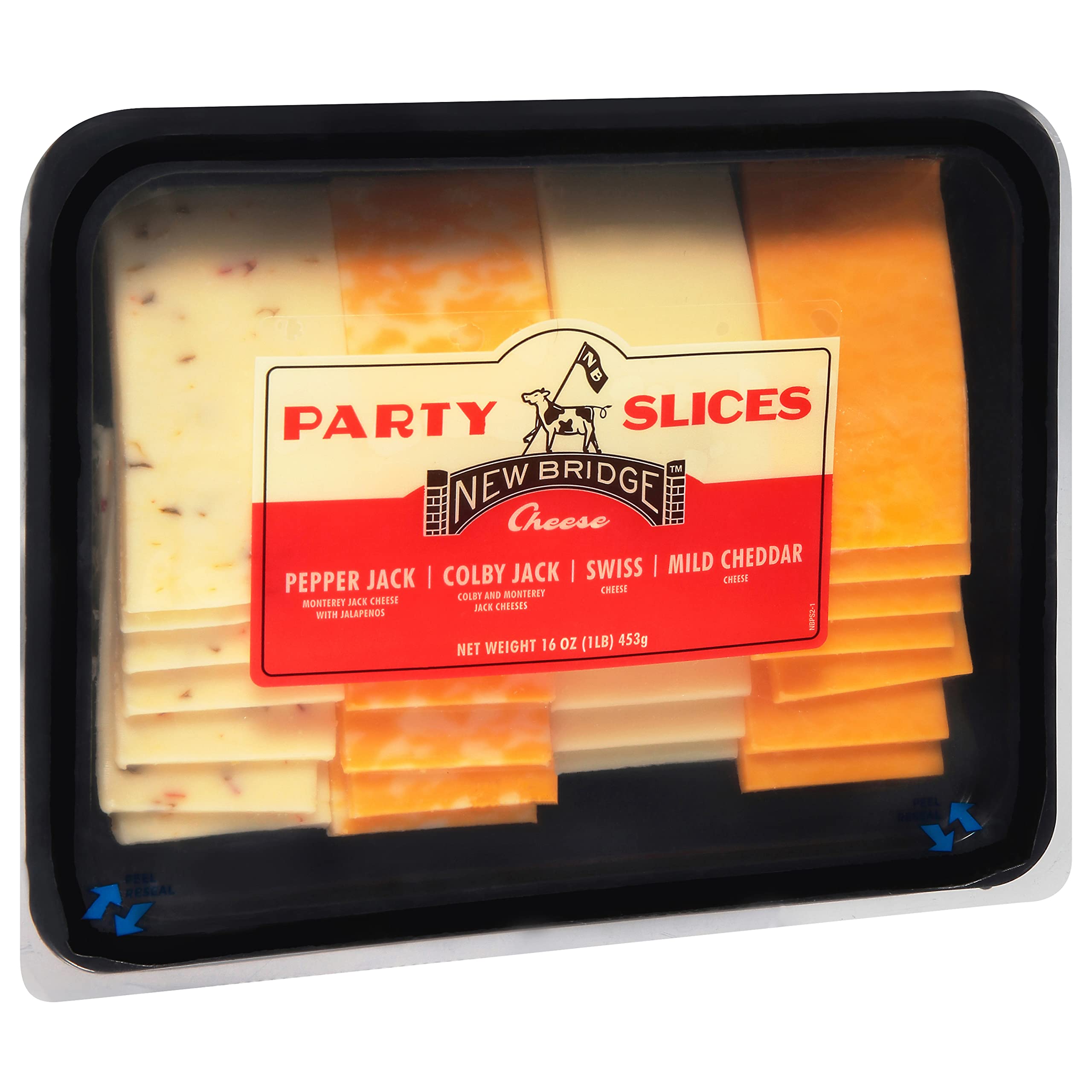 Amazon.com: New Bridge Sliced Cheese Entertaining Flight, Pepper
