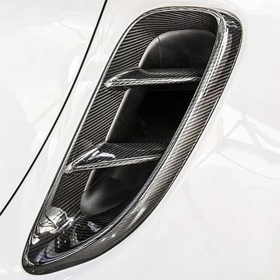 ポルシェ 718 ケイマン フルカーボン　サイドインテークカバー ポルシェ 718 ケイマン フルカーボン サイドインテークカバー