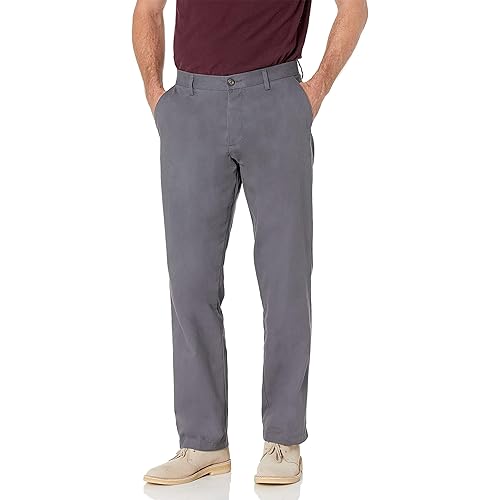 Amazon Essentials Men's Classic-Fit Wrinkle-Resistant Flat-Front Chino Pant (Available in Big & Tall)