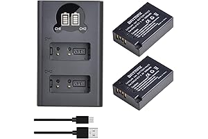 Canon EOS M3 Battery Replacement: Batmax 2-Pack LP-E17 Battery for EOS M3,...