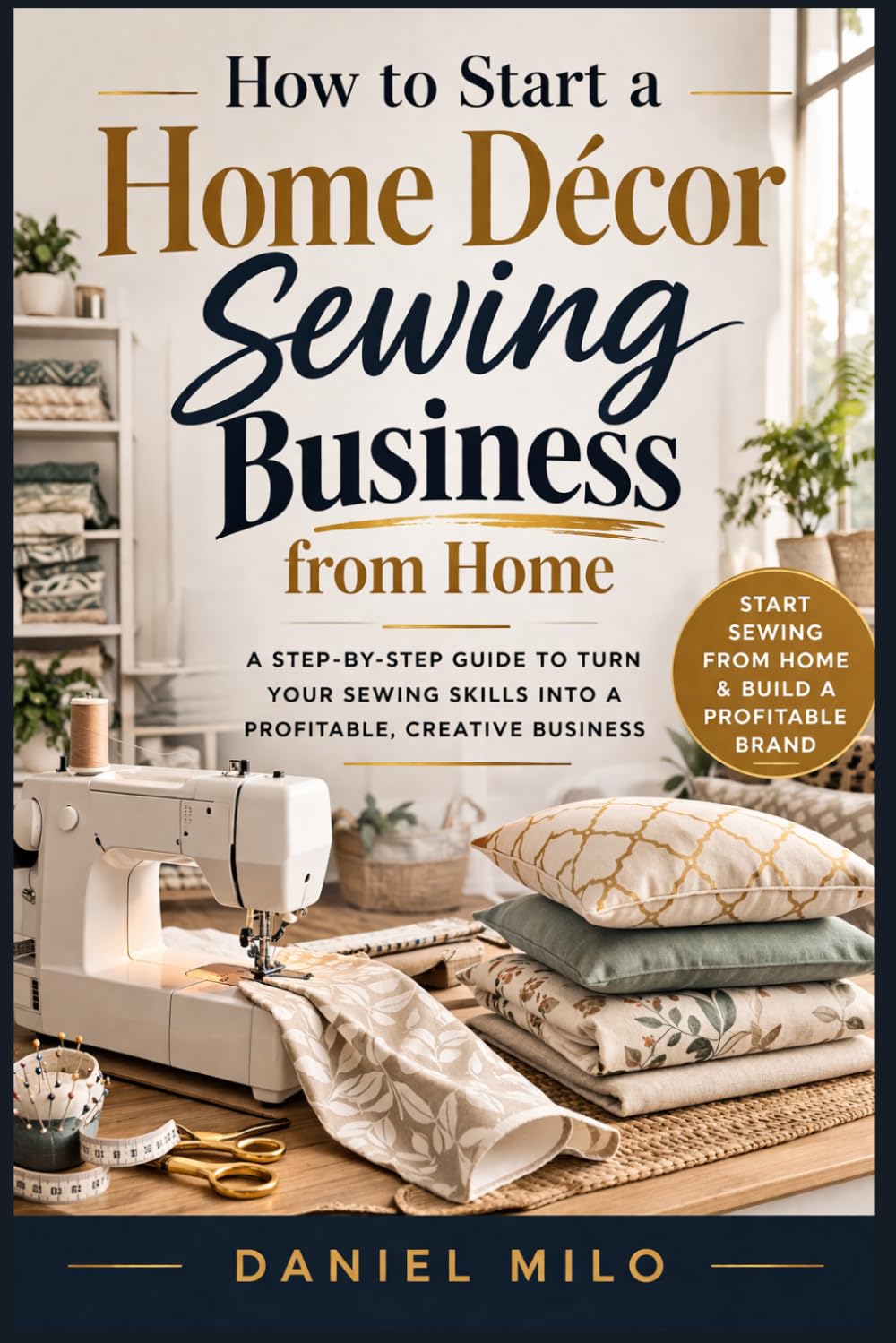 How to Start a Home Décor Sewing Business from Home: A Complete Step-by-Step Guide to Turning Your Sewing Skills into a Profitable Business