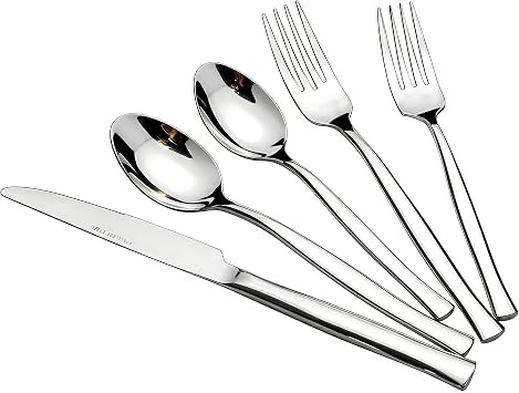 60-Piece Flatware Set, Stainless Steel, Service for 12, f