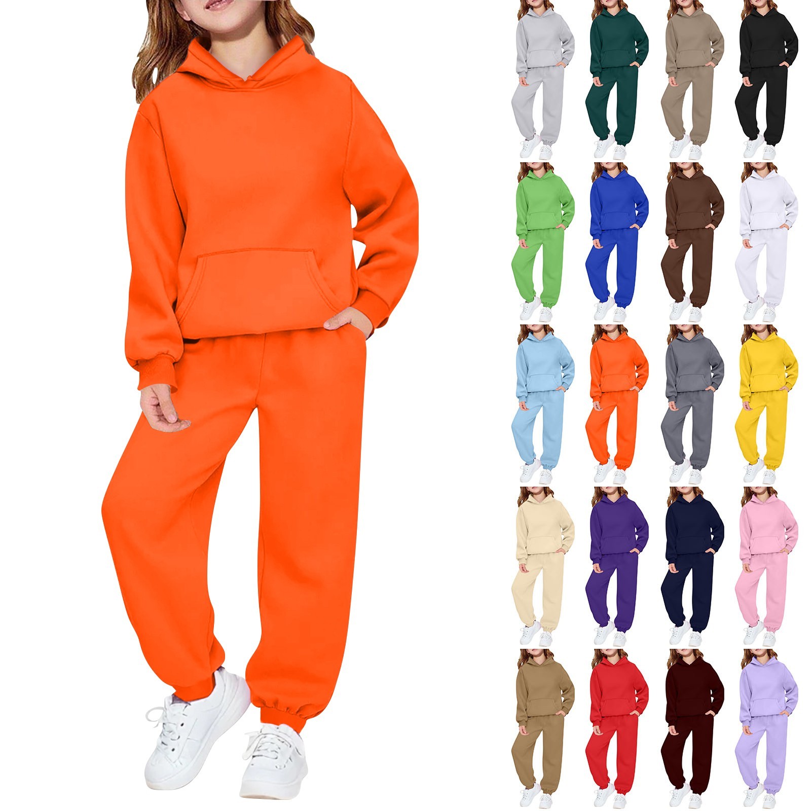 Tuta da bambino in cotone non garzato con cappuccio e zip Leone Boxing