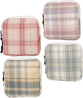 CIYODO Outdoor Decor 4pcs Compact Storage Pouch Women Tampon Sanitary Organizing Napkin Bag Pad Outdoor Organizer Key Menstrual Holder Sanitary Napkin Storage Bag