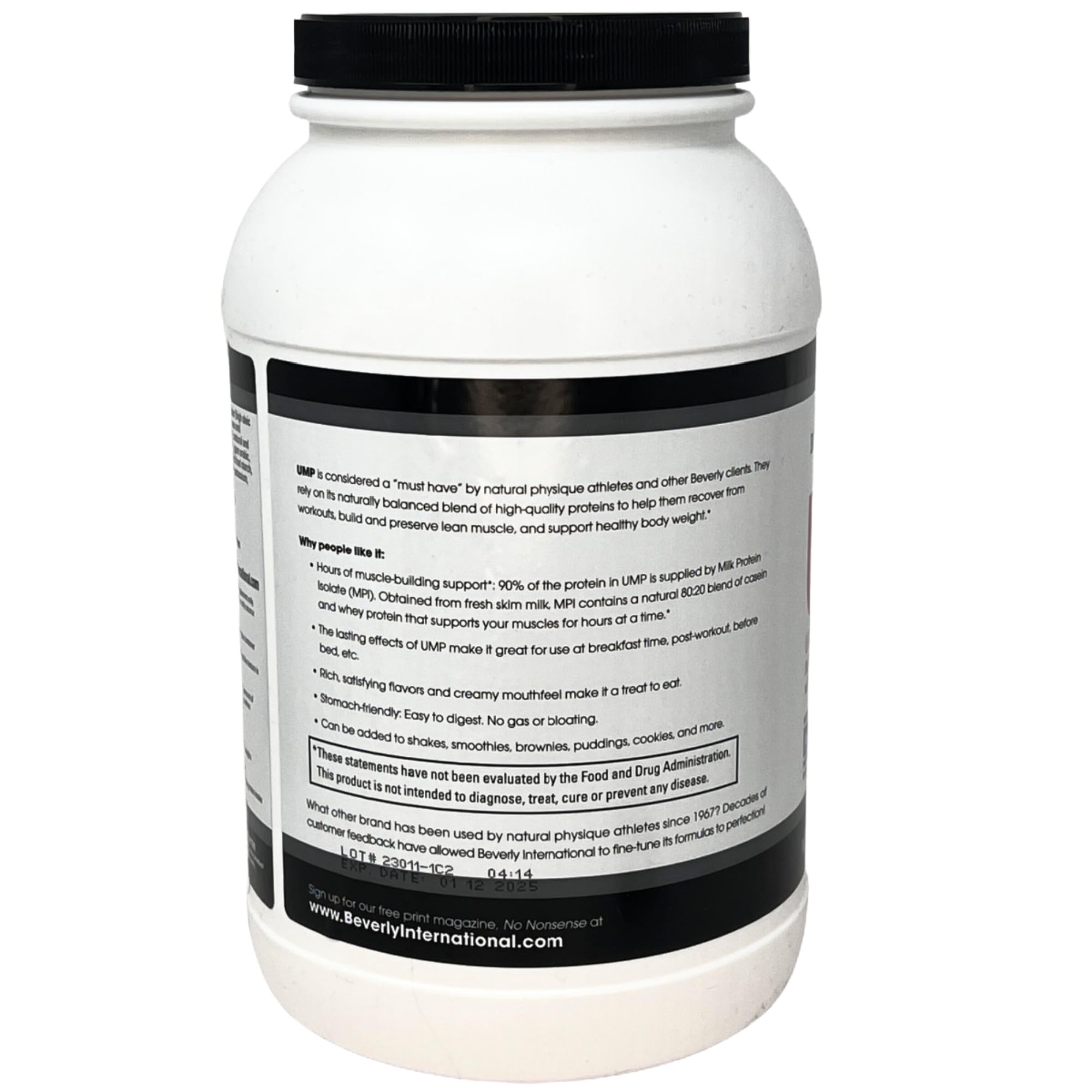 Beverly International UMP Protein Powder, Vanilla, 32.8 oz — Amazon image 4