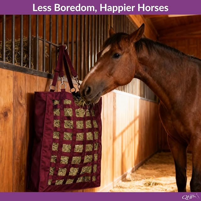 Foto 5 de 7 de QHP Bolsa de Heno para Caballo Slowfeeder Turnout