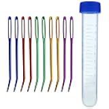 Yarn Needle with Big Eye Bent in Box for Tapestry,Sewing Wool,Weaving,Darning