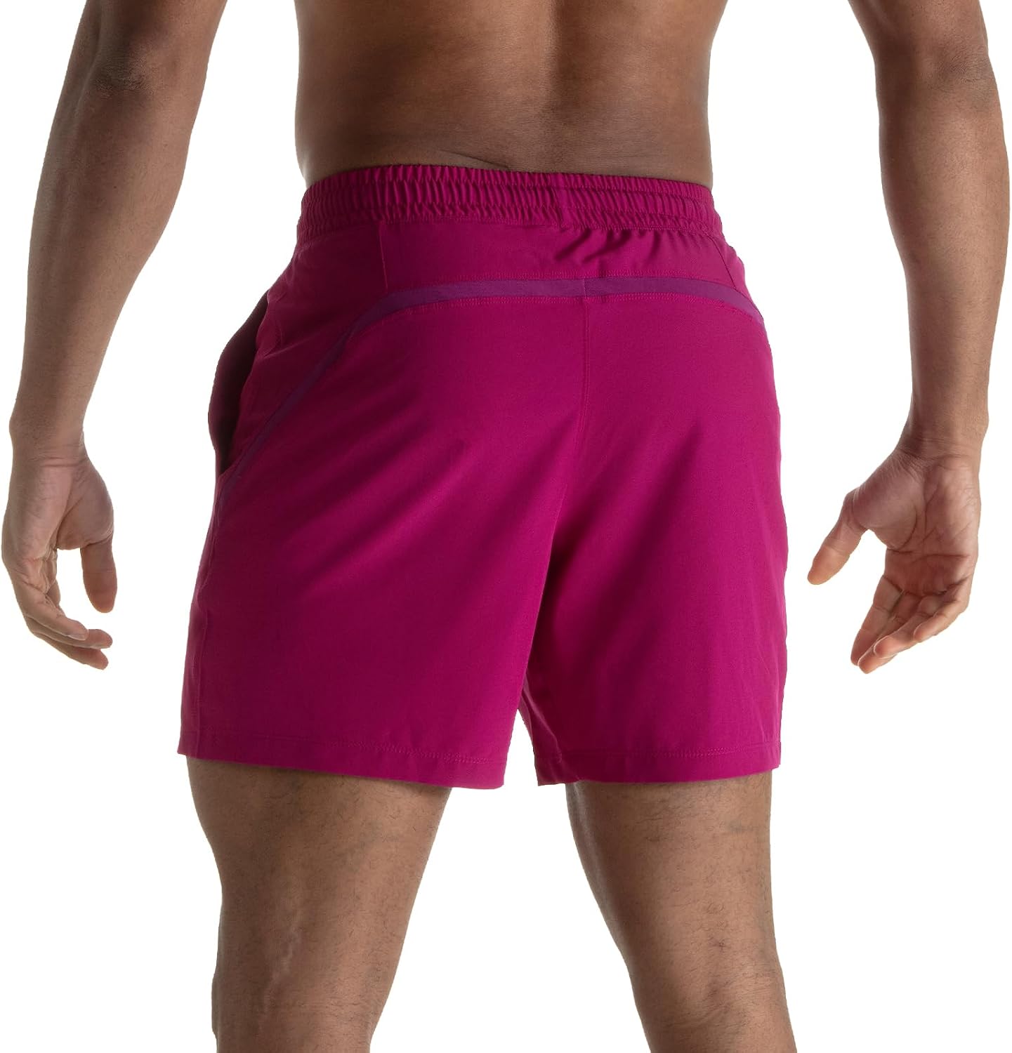 Men's Sports Running Shorts 5" Athletic Gym Workout Shorts Basketball Tennis Short with Zip Pocket
