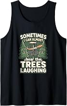 Funny Disc Golf Trees Laughing Tank Top