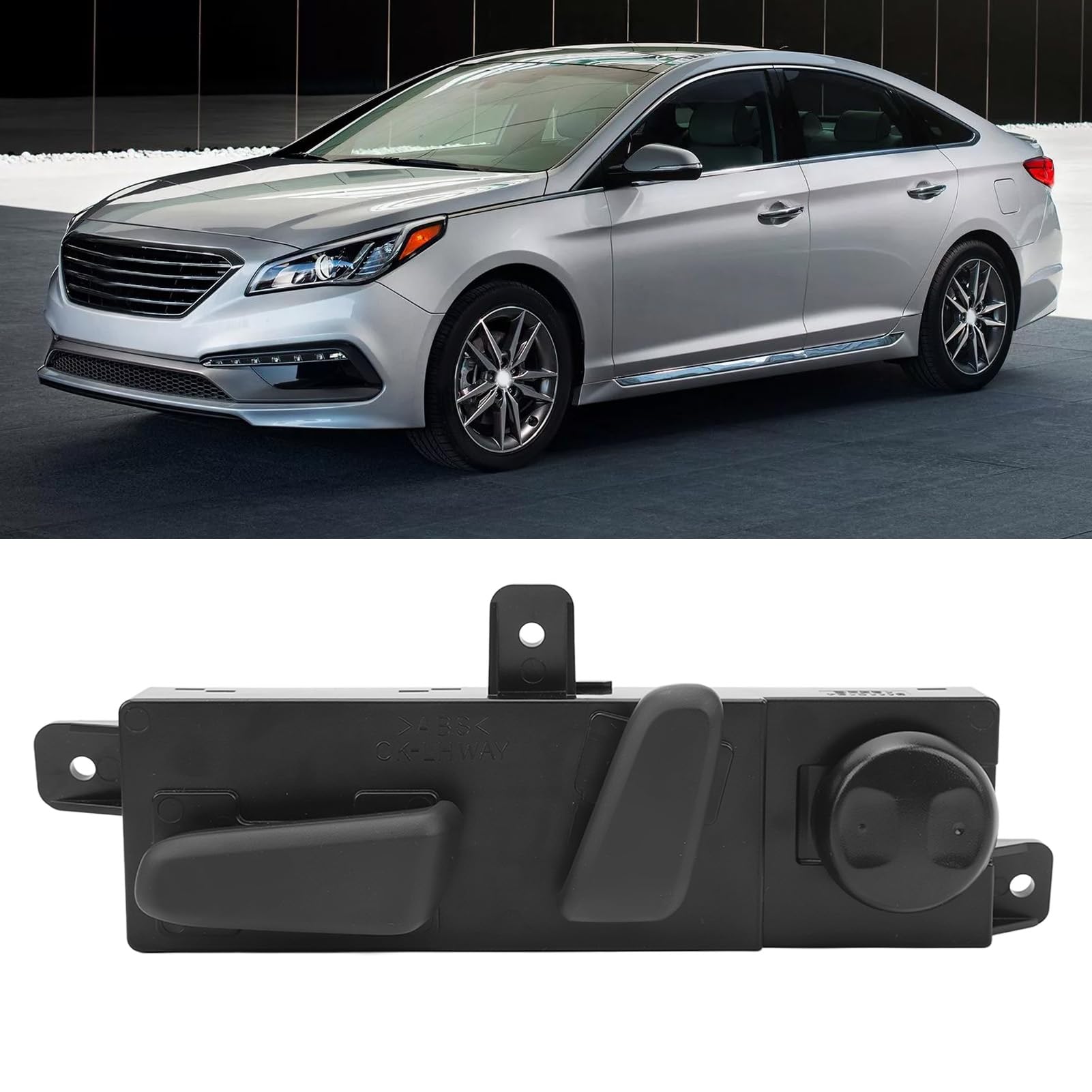 VOBOR Elektrischer Sitzschalter Vorne Links, 88193C2020TRY Fahrersitz-Steuereinstellschalter Ersatz Für Hyundai Sonata Tucson