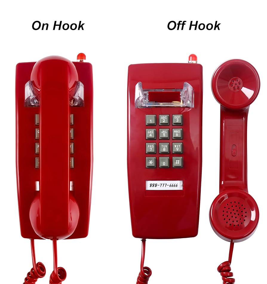 Amazon | 従来の固定電話、機械式呼び出し付き固定電話、レトロ