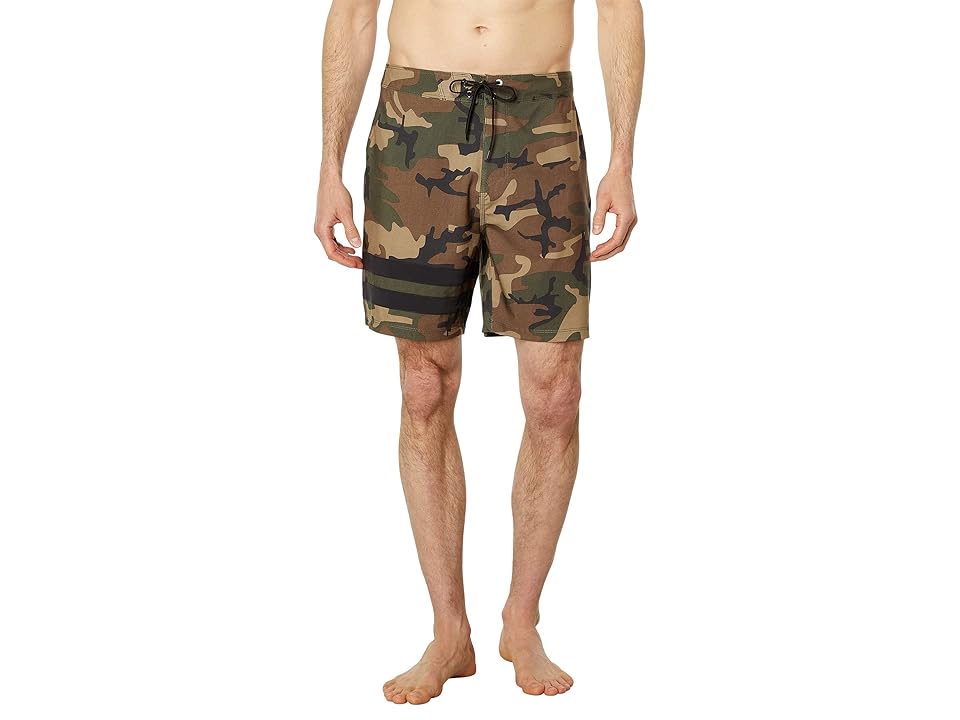Hurley Block Party 18 Boardshorts (Olive) Men's Swimwear INTERNATIONAL SHIPPING