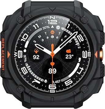 Durable TPU Bumper Case for Samsung Galaxy Watch Ultra 47mm | Flexible Durable TPU Bumper Case, Full Edge Protection, Anti-Scratch & Anti-Fall, Fits Ultra 7/8 47mm