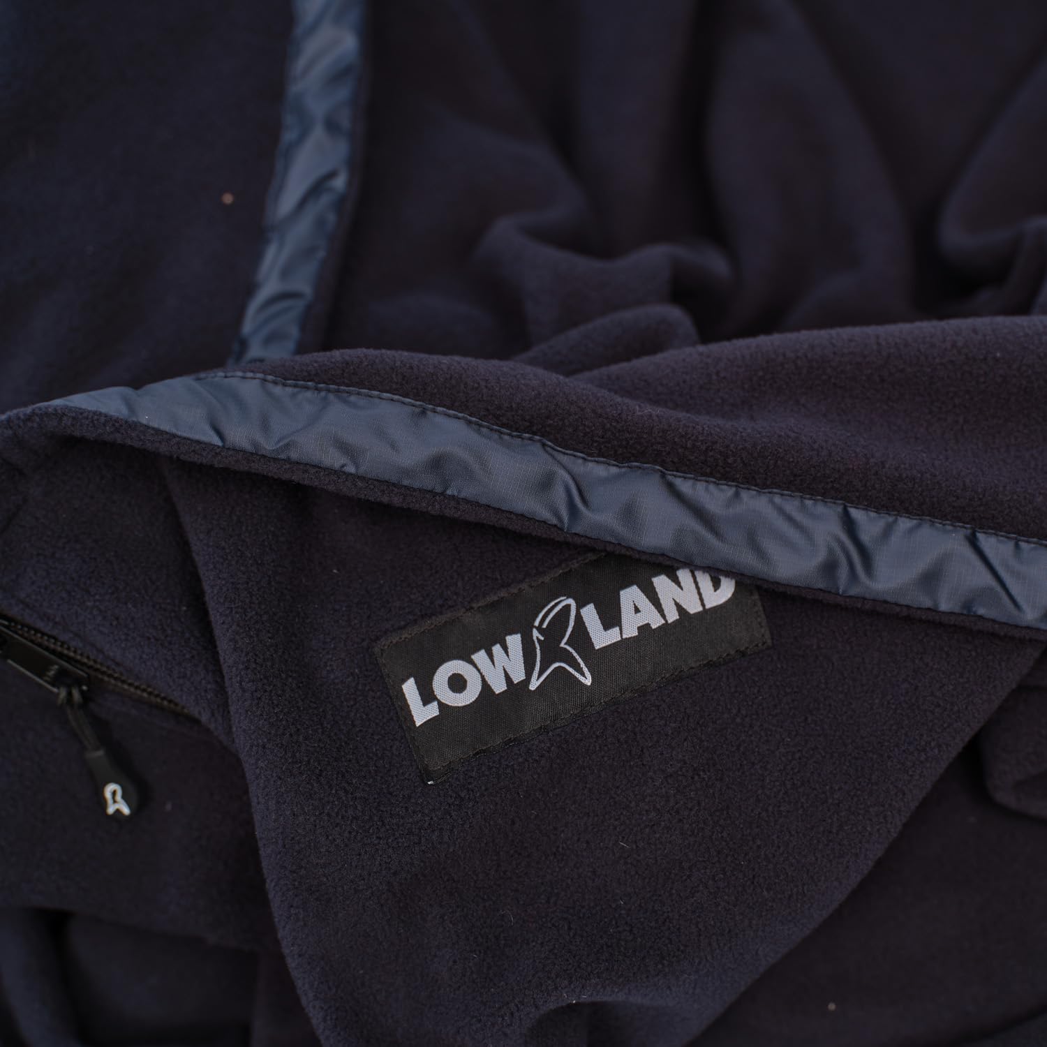 LOWLAND OUTDOOR® Polar liner śpiwór do schroniska, czarny, 220 x 80 cm