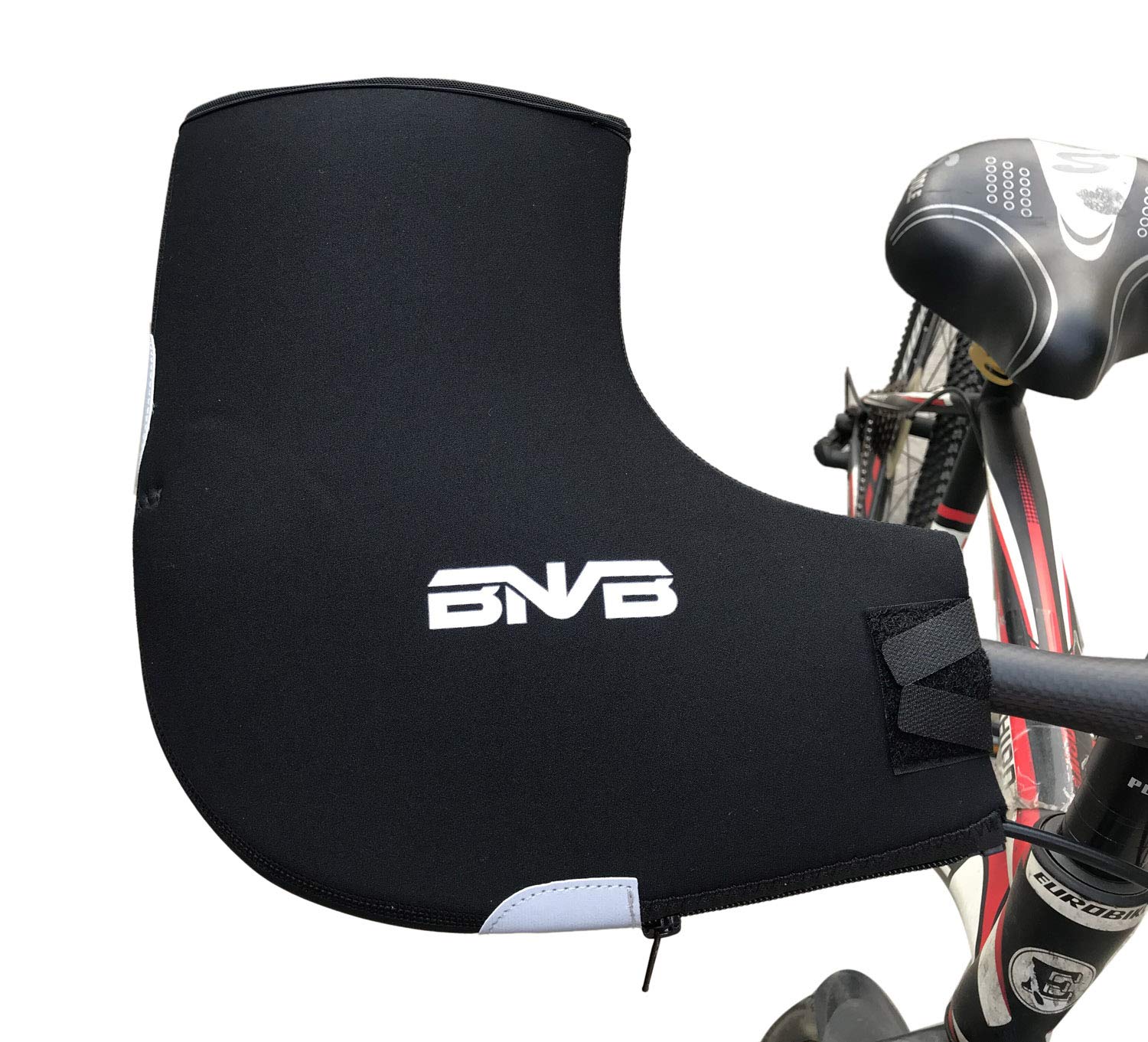 PLATTBK Fahrrad Lenker Handschuhe Mountainbike Lenkerstulpen lenkerhandschuhe Radsport-Handschuhe Winter Warm Winddicht Wasserabweisend Reflektierend 