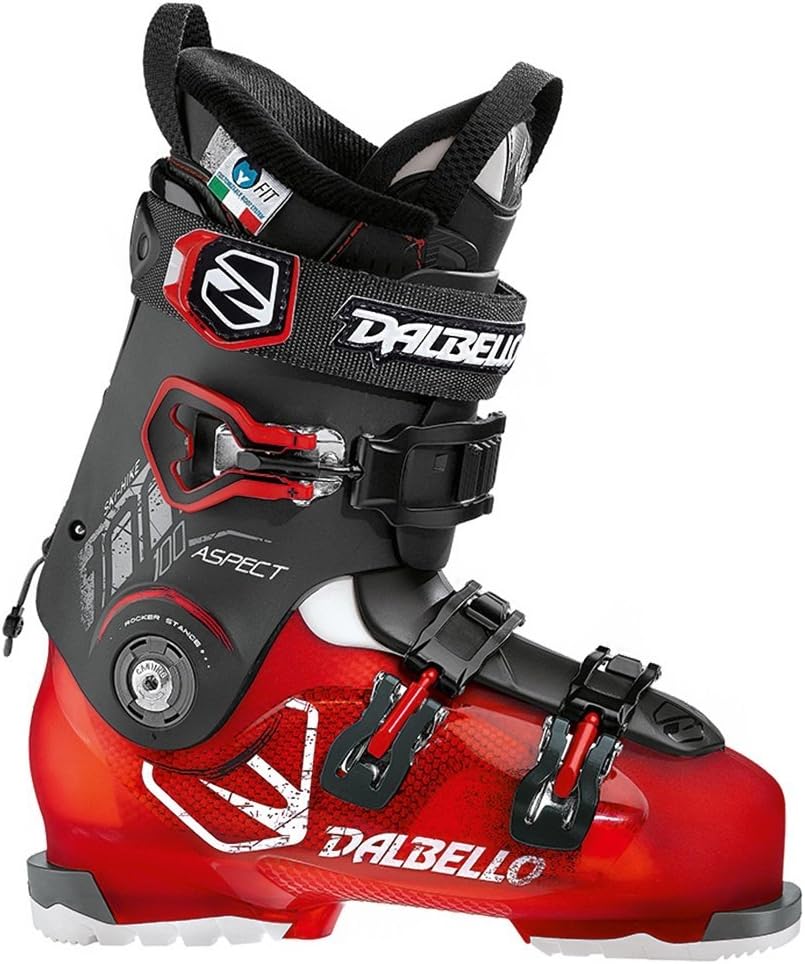 Dalbello Aspect 100 MS Ski Boot, Red/Black, 28.5