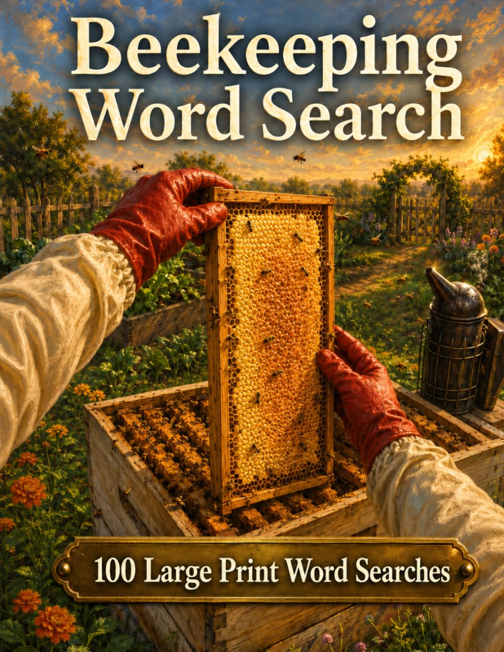 Beekeeping Word Search: 100 Large Print Puzzles for Nature Lovers, Gardeners, and Anyone Curious About the Hive (Gardening and Homesteading)