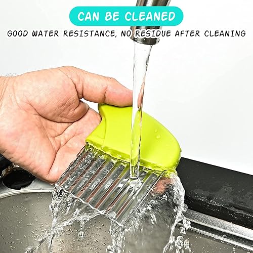 Miniatura 7 de 2 piezas de cortador arrugado de acero inoxidable para papas zanahoria queso