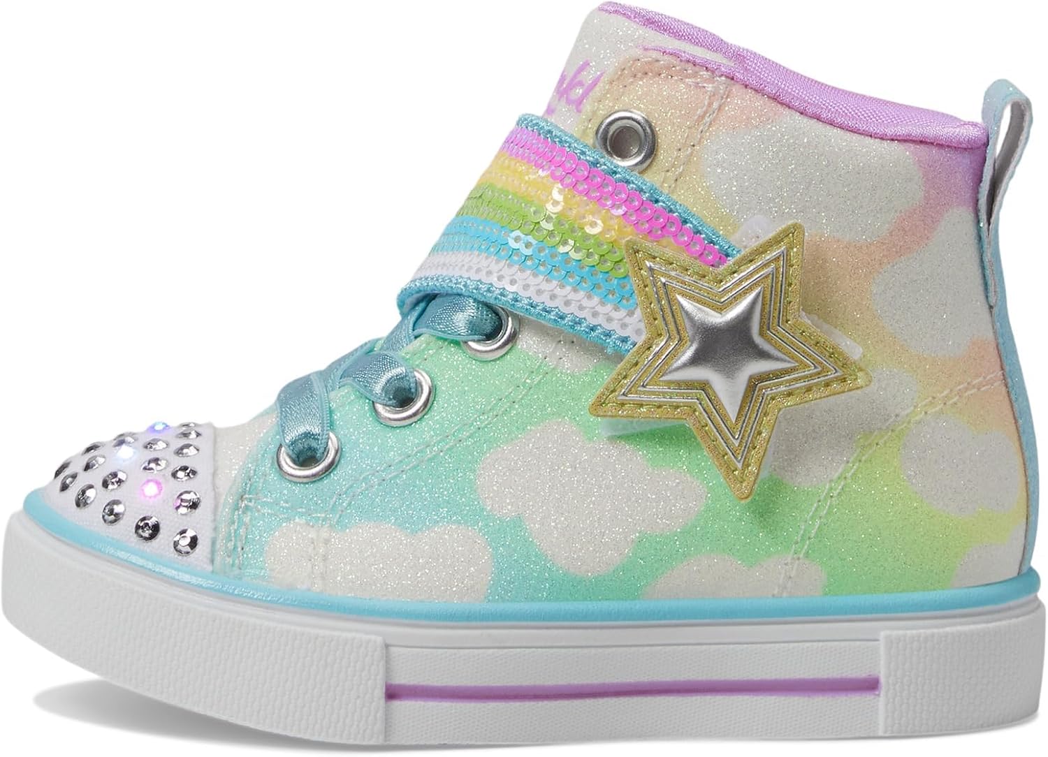 Skechers Girls Twinkle Sparks-Shooting Star BrightsSneaker - Image 4