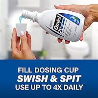 Vista 7 de Orajel Enjuague bucal no séptico de 16 onzas, sabor a menta relajante, proporciona alivio del dolor, promueve la curación, paquete de 3