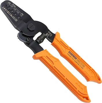 ENGINEER PA-09 Micro Connector Crimping Pliers, 175mm, Made in Japan | Crimp AWG #32 to #20 Wires to 100 Different Terminals & D-Sub Connectors Contacts, Precision Crimping Hand Tool, Pro Grade