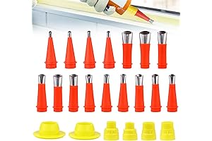 Caulking Finisher Nozzle, 22-Piece Universal Caulking Tool Kit for a Professional Finish