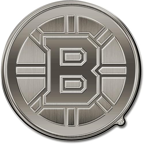 Miniatura 11 de Rico Industries NHL Hockey - Emblema de automóvil de níquel antiguo estándar para coche/camión/SUV