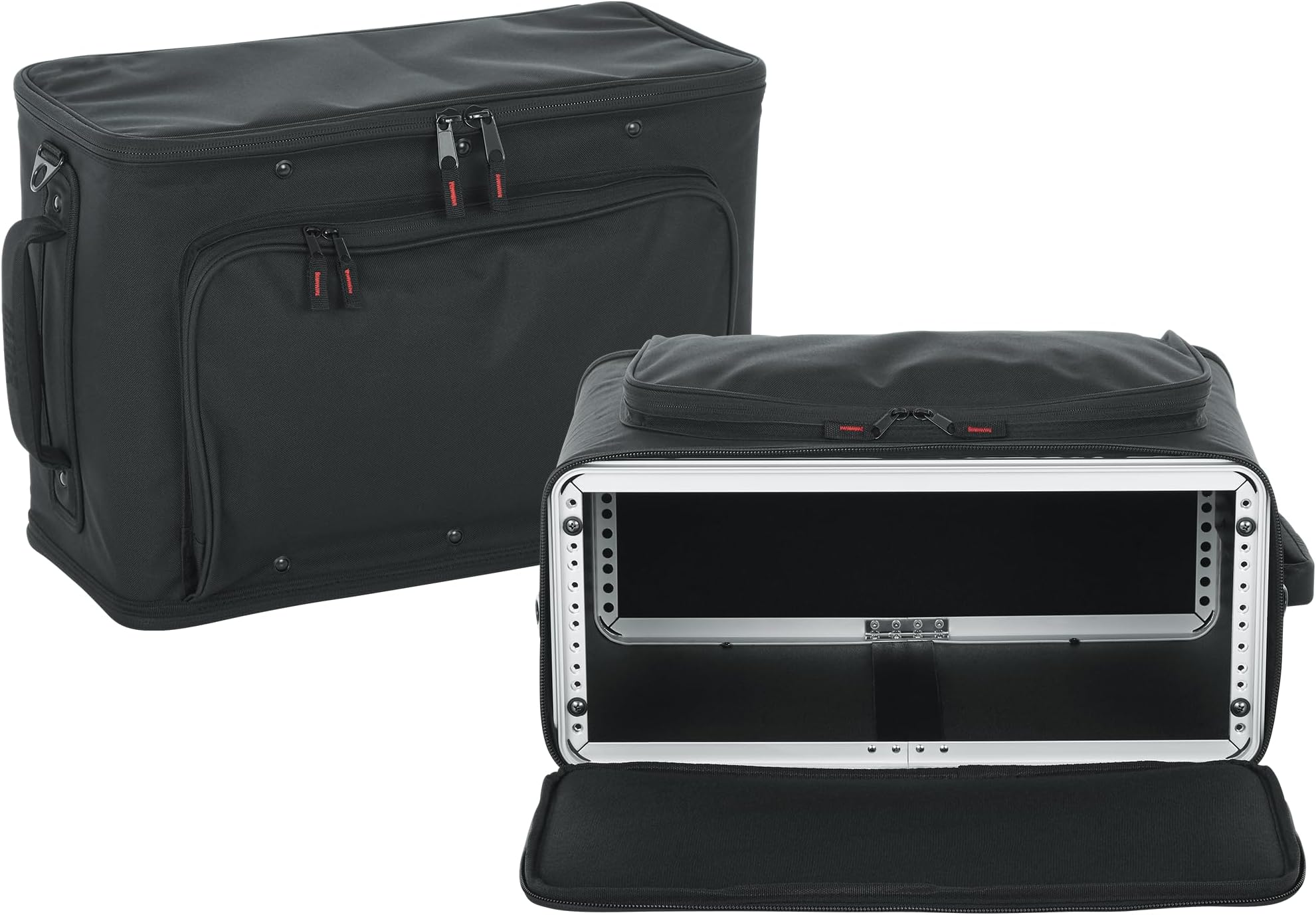 Gator Cases Lightweight Rack Bag with Removable Shoulder Strap; 4U Rack - 12.5" Rackable Depth (GR-RACKBAG-4U)